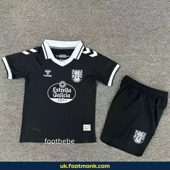 Celta de Vigo 2025 Children's Jersey Olivier 100 Years Black.