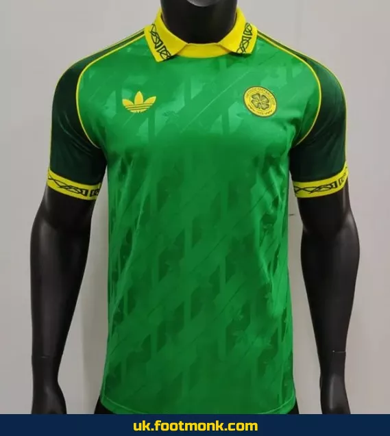 Celtic 2024 2025 green jersey.