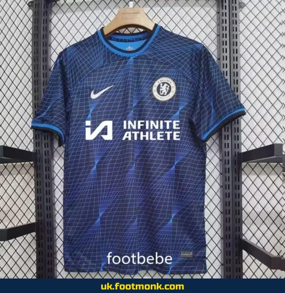 Chelsea away jersey 2023 2024 blue.