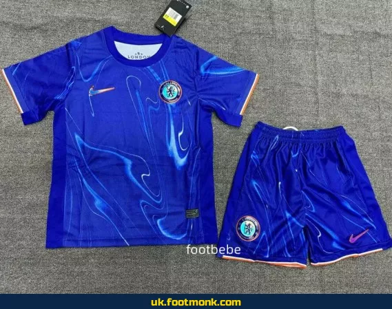 Chelsea Kids Home Jersey 2024 2025.