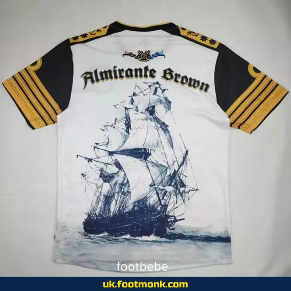 Almirante Brown Club 2021 GK Anniversary White Jersey.