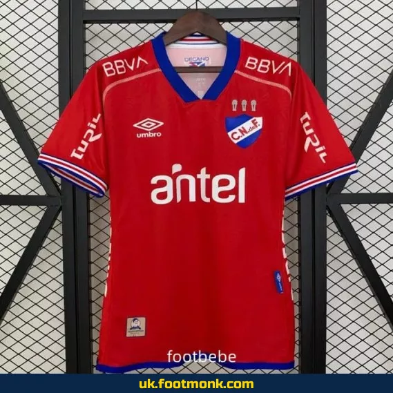 Club Nacional de Football jersey 2025 2026 red.
