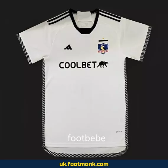 Colo-Colo 2024-2025 home white jersey.