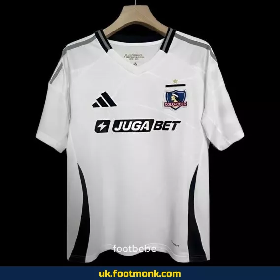 Colo-Colo 2025-2026 home white jersey.