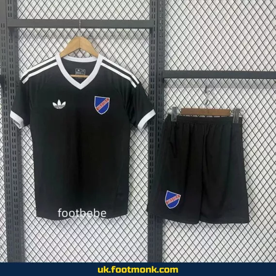 Colo-Colo Kids Jersey 2025 2026 Retro Black.