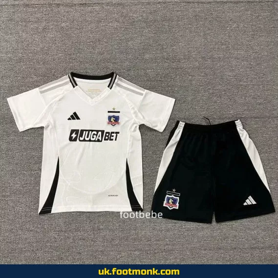 Colo-Colo Kids Home Jersey 2025-2026 White.