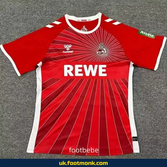 Jersey Cologne 2024 2025 away red.