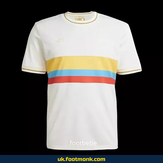 Colombia jersey 2024 2025 100 years White.
