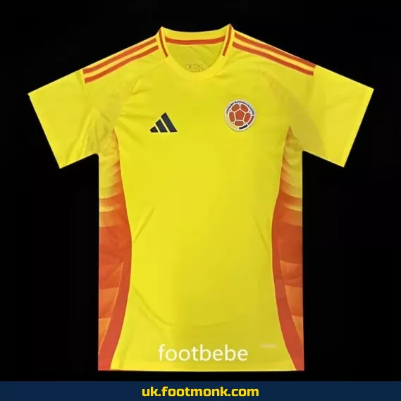 Colombia home jersey 2024-2025 yellow.