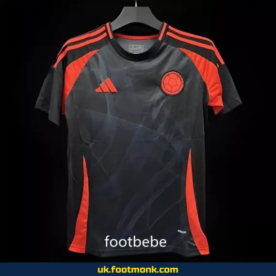 Colombia away jersey 2024 2025 black.