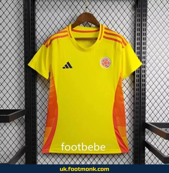 Colombia Women's Home Jersey 2024-2025 yellow.