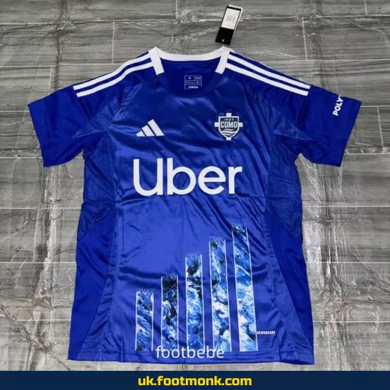 Como 1907 2024-2025 home blue jersey.