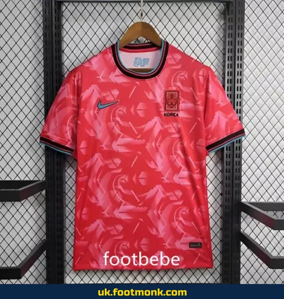 South Korea 2024 home red jersey.