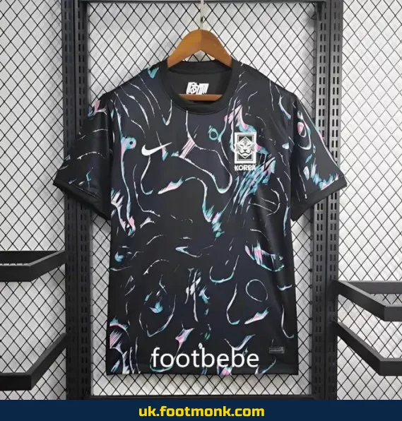 South Korea 2024 away black jersey.