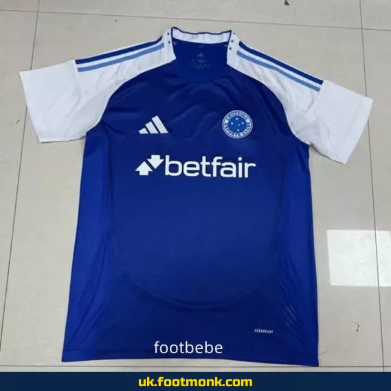 Cruzeiro 2025 2026 home jersey.
