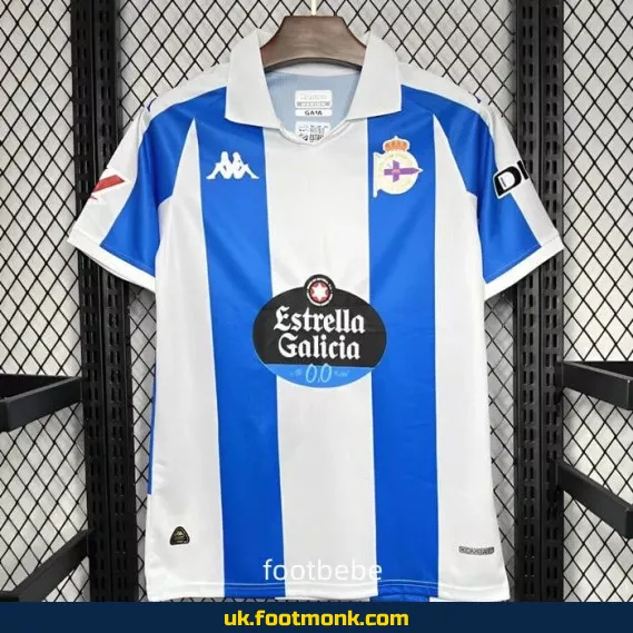 Deportivo La Coruña 2024-2025 home jersey.