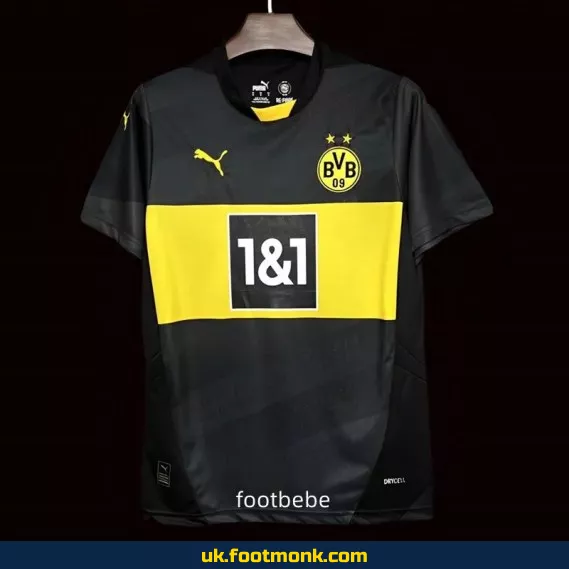 Dortmund away jersey 2024 2025 black.