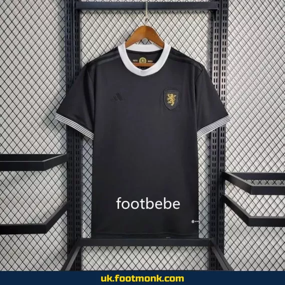 Scotland jersey 2023 150th anniversary black.