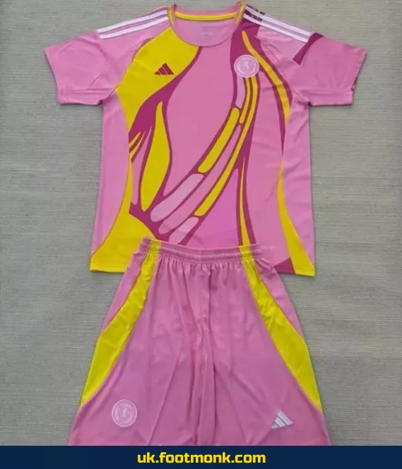 Scotland jersey child 2025 2026 pink.