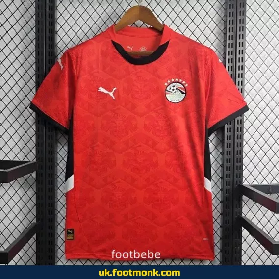 Egypt 2024-2025 home red jersey.