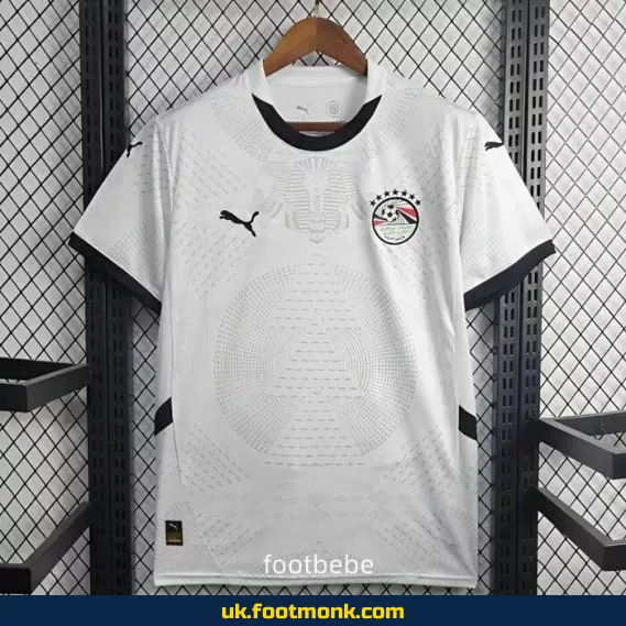 Egypt 2024-2025 away white jersey.
