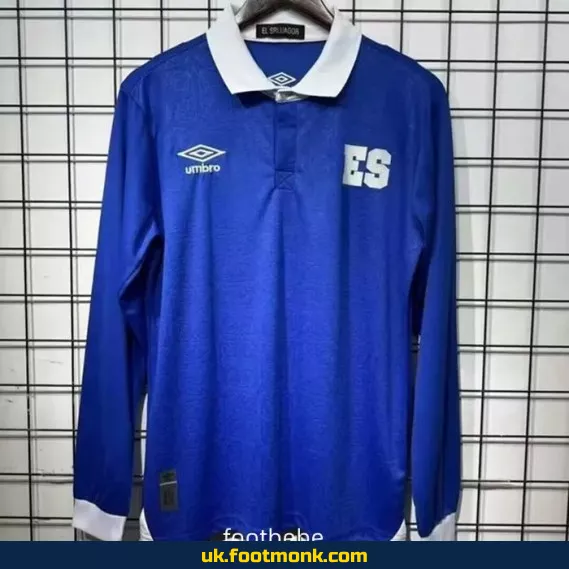 El Salvador home jersey 2025 2026 long sleeves.