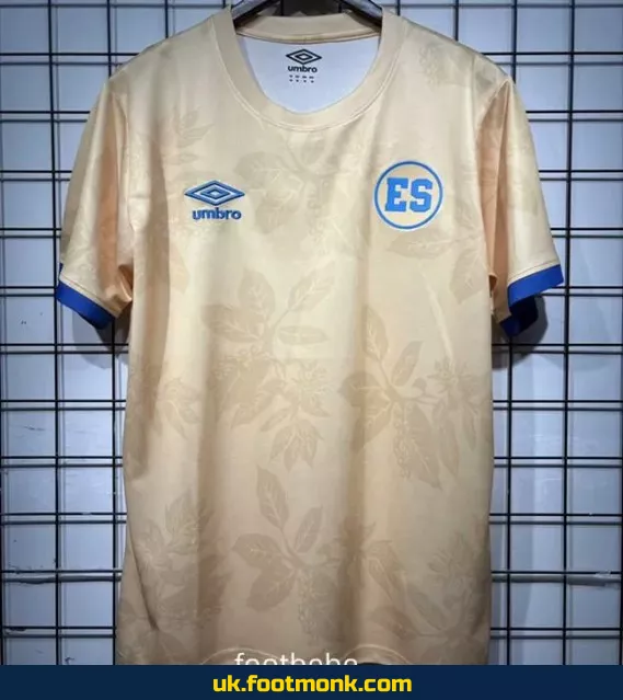 El Salvador jersey 2025 2026 gold.