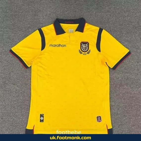 Ecuador jersey 2025 100 years home.