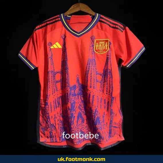 Spain 2023 2024 red special edition jersey.