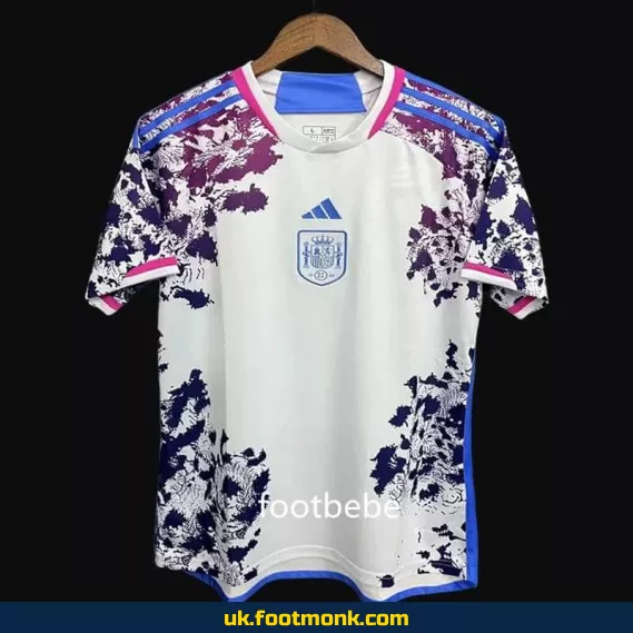 Spain 2023 away white jersey.