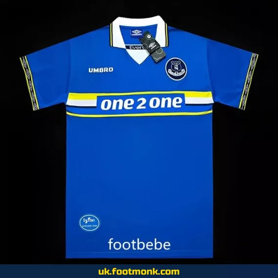 Everton Vintage Home Jersey 1997 1999.