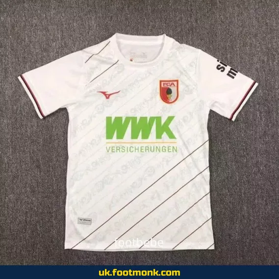 FC Augsburg 2024-2025 home white jersey.