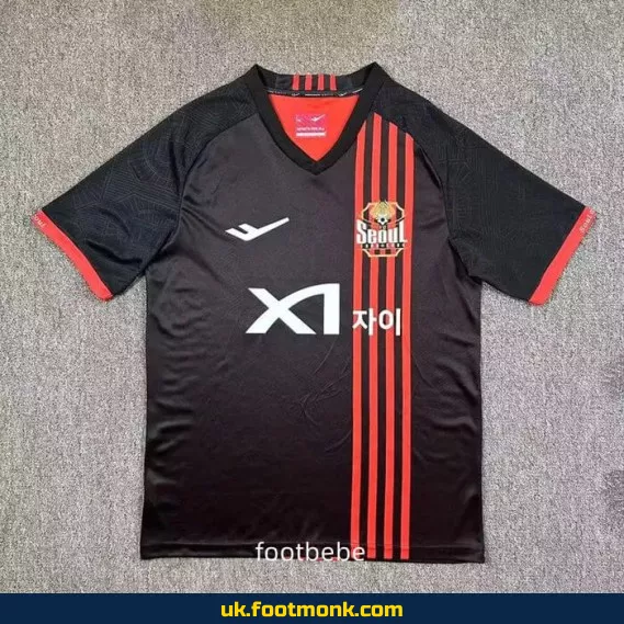 FC Seoul 2025 home black jersey.