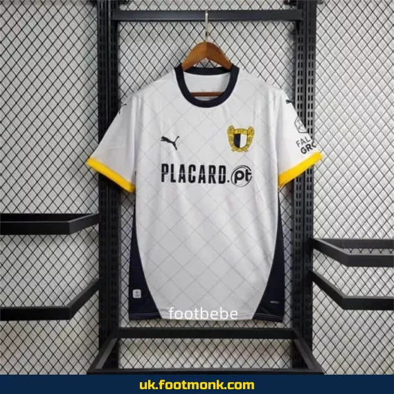 Famalicao 2024-2025 home white jersey.