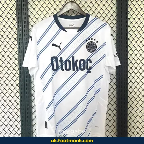 Fenerbahçe 2024-2025 away jersey White.