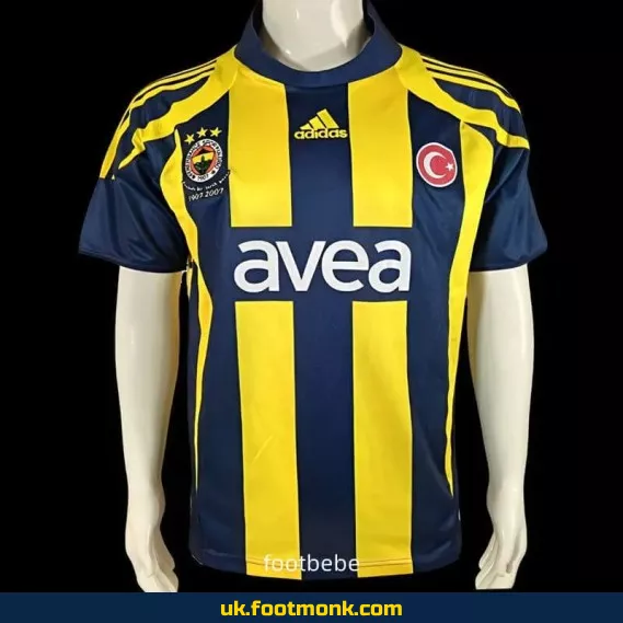 Fenerbahçe Vintage 2007-2008 home jersey.