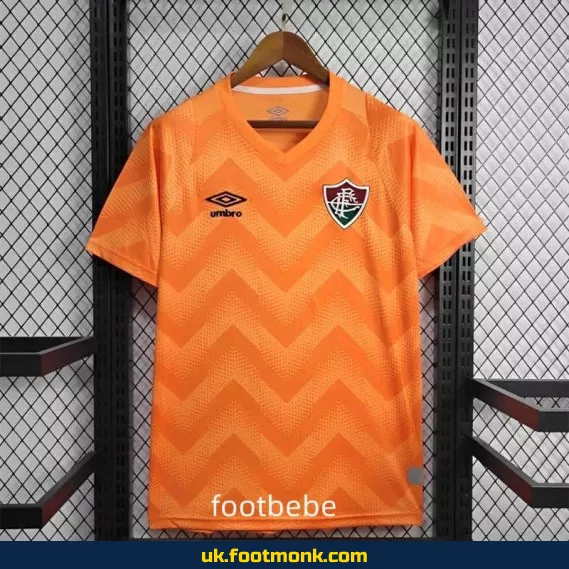 Fluminense 2024 2025 training jersey orange.