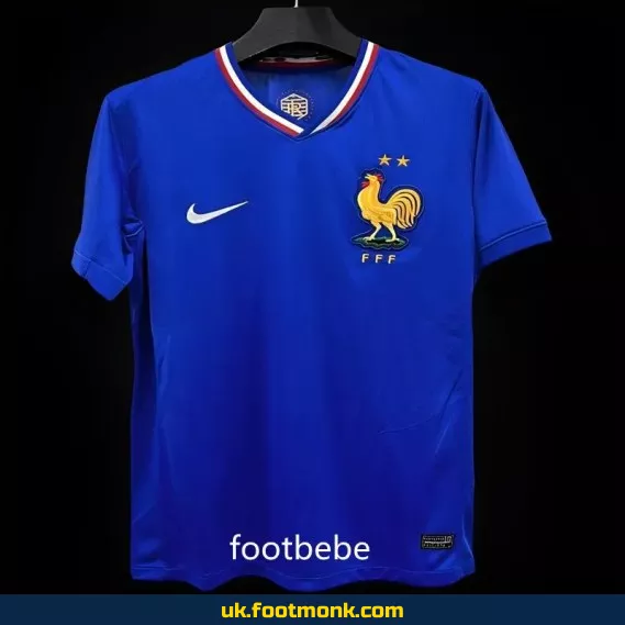 France Euro 2024 home blue jersey.
