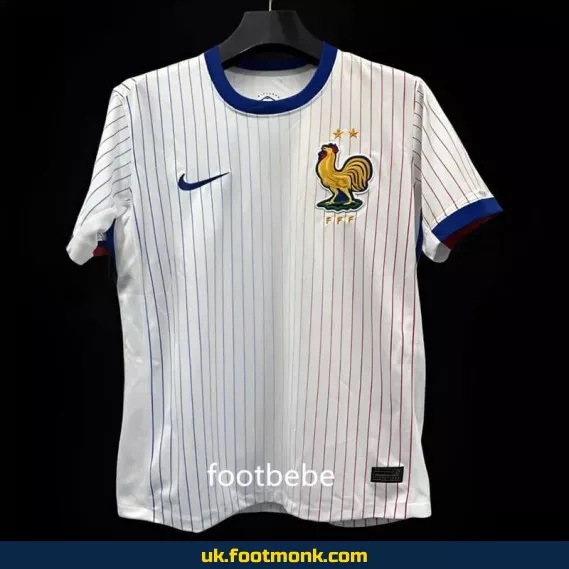 France Euro 2024 away jersey White.