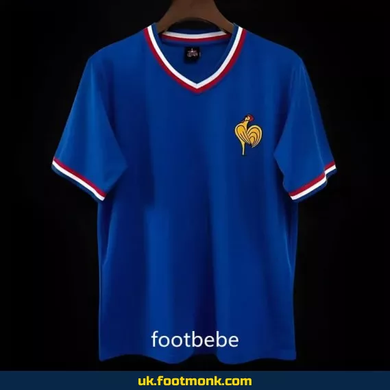 France 1971 vintage home jersey blue.