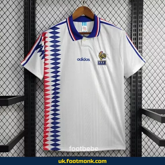 France 1994 vintage away white jersey.
