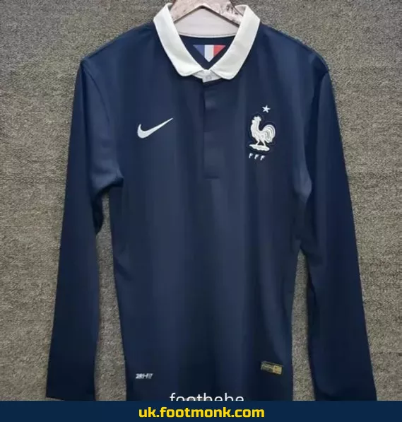 France 2014 vintage home jersey long sleeves.