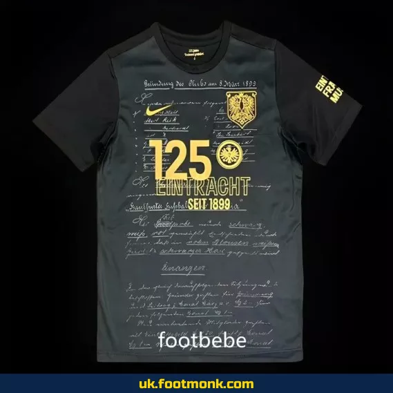 Frankfurt jersey 2024 125 years black.