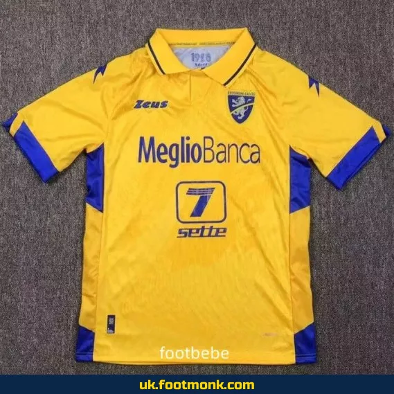 Frosinone Calcio 2024-2025 home yellow jersey.