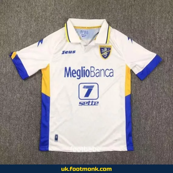 Frosinone Calcio 2024 2025 away white jersey.