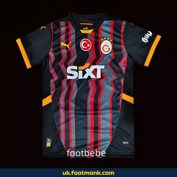 Galatasaray 2024 2025 Third black jersey.