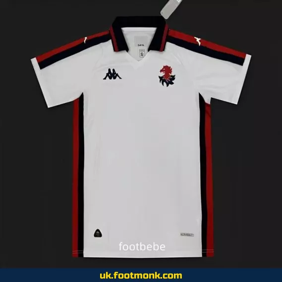 Genoa C.F.C. 2024 2025 away white jersey.