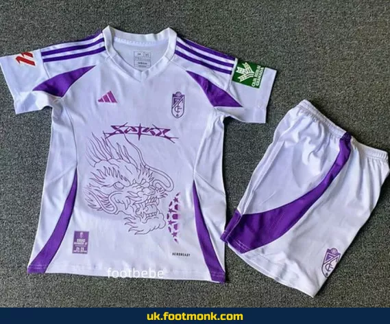 Granada Kids Jersey 2024 2025 Fourth White.