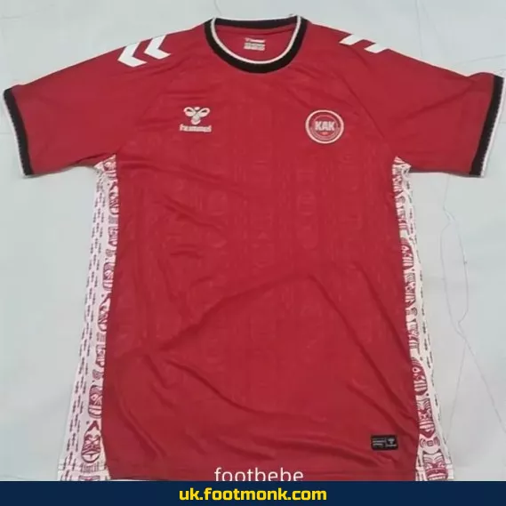 Greenland jersey 2025 2026 home red.