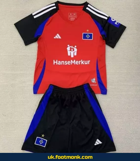 Hamburger SV 2024-2025 Third Kids' Jersey.